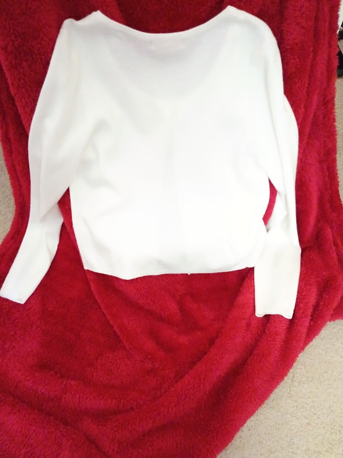 White Button‑Front Long Sleeve Cardigan – COCO & SHAY (XL)