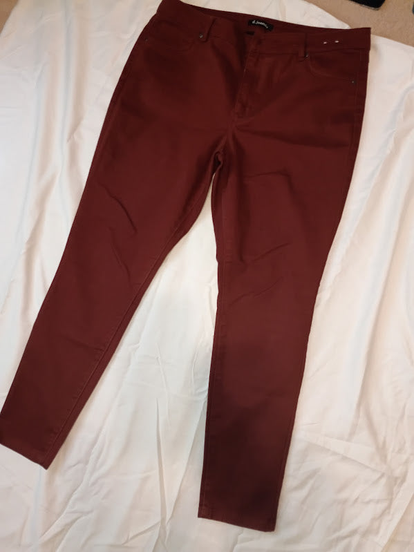 👖 Nanette Lepore Belle High Rise Ankle Skinny Jeans — Size 16