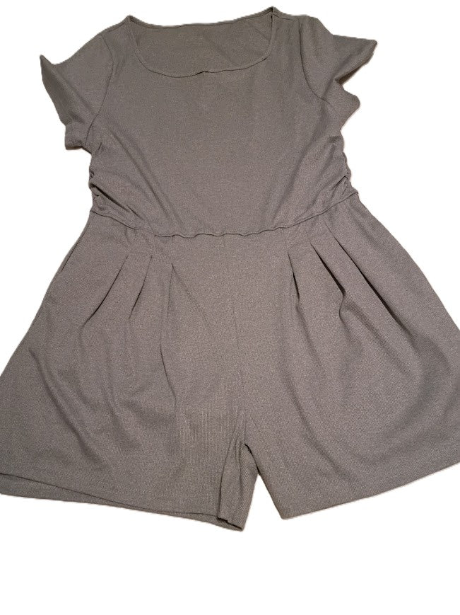 Ribbed Knit Romper