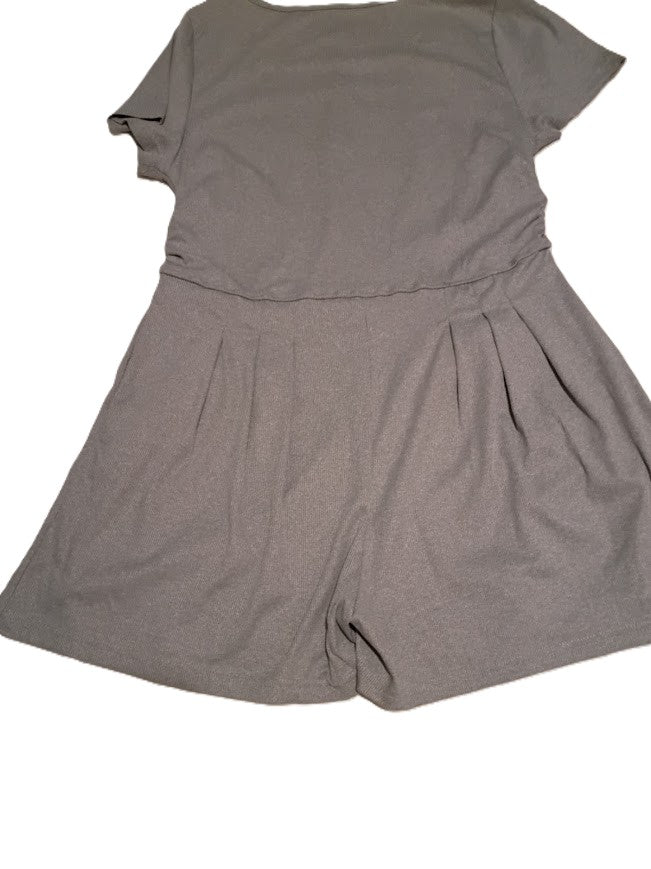 Ribbed Knit Romper