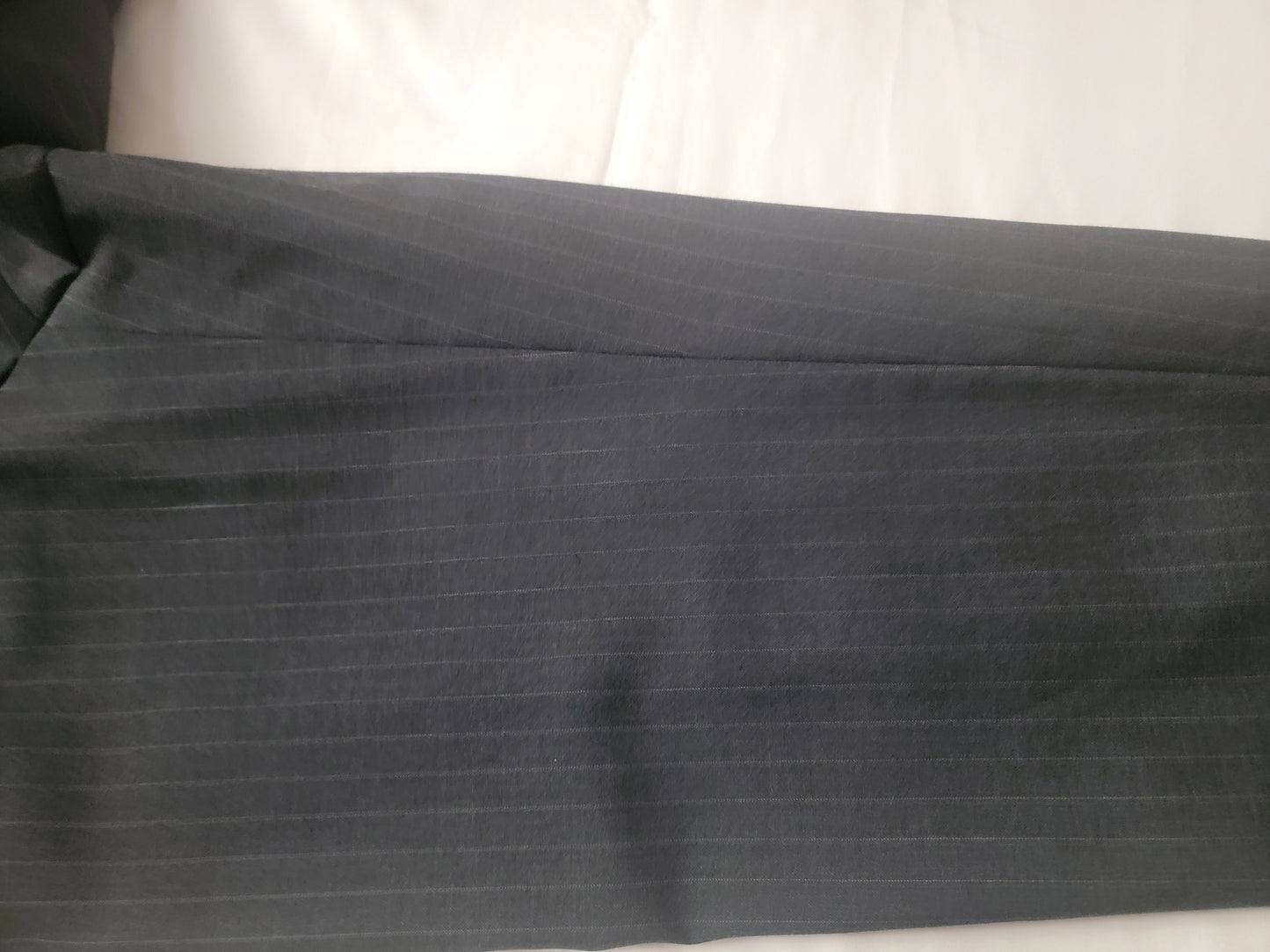 Charcoal Gray Pinstriped Dress Pants – Size 12 | Pre-Owned by REnewd